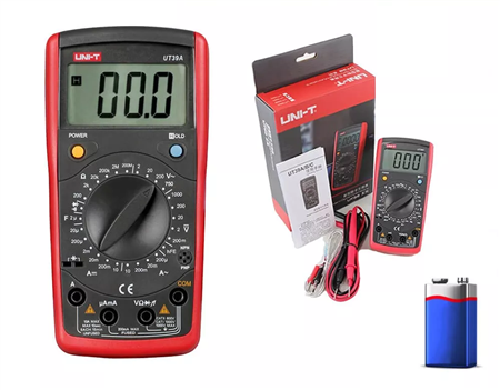 Multímetro Digital Unit UT39A Capacitores Temperatura
